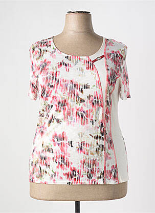 Tricou elasticitate mâneci scurte roz GEVANA femme