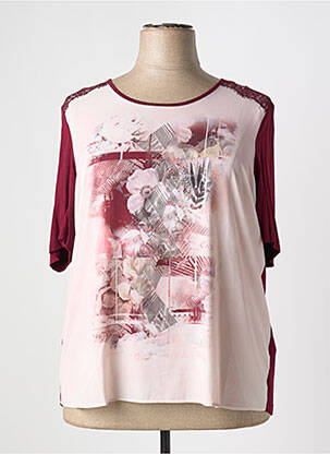 Tricou croială dreaptă mâneci scurte roșu GERRY WEBER femeie