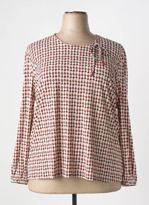 Tricou elasticitate mâneci lungi portocaliu GEVANA femme