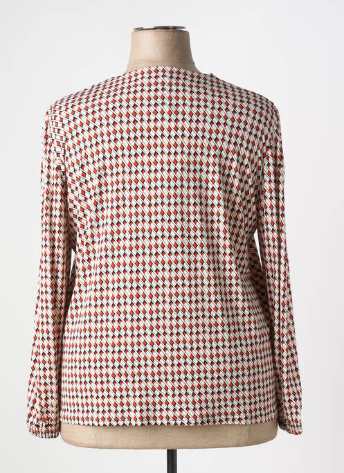 Tricou elasticitate mâneci lungi portocaliu GEVANA femme