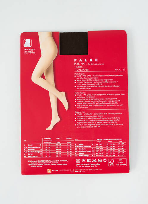 Colanți maro FALKE femeie