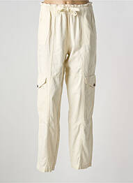 Pantalon cargo talie elastică mărime normală bej PEPE JEANS femme