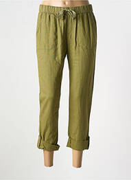 Pantalon chino mărime normală mărime normală verde ROXY femme