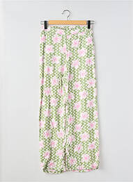 Pantalon drept buzunare talie elastică verde ROXY fille