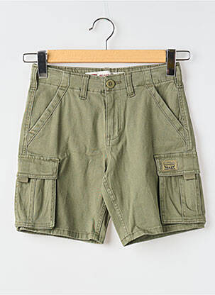 Bermudă închidere cu fermoar sub clapetă cu nasturi verde LEVI'S băiat