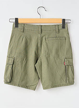 Bermudă închidere cu fermoar sub clapetă cu nasturi verde LEVI'S băiat