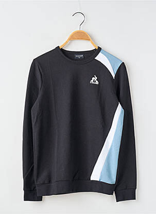 Hanorac croială dreaptă mâneci lungi negru LE COQ SPORTIF băiat