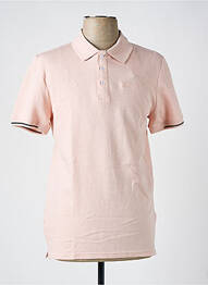 Polo elasticitate mâneci scurte roz LEE COOPER homme