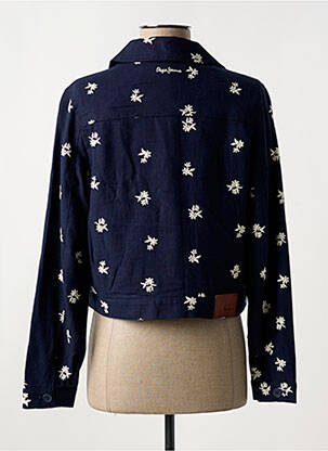Jachete casual guler de bluză albastru PEPE JEANS femeie
