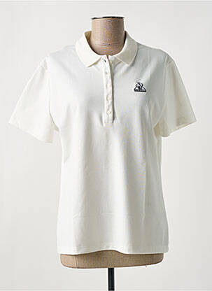 Polo alb LE COQ SPORTIF femeie