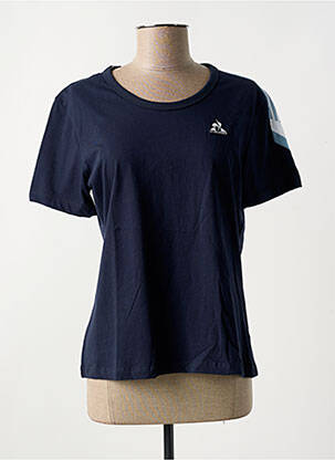 Tricou croială cambrată mâneci scurte albastru LE COQ SPORTIF femeie