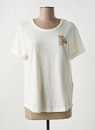 Tricou bej ROXY femeie