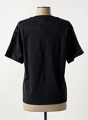 Tricou croială cambrată mâneci scurte negru ADIDAS femeie
