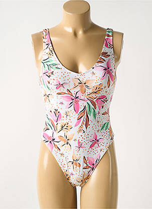 Costum de baie dintr-o singură piesă elasticitate top sutien modelat alb ROXY femeie