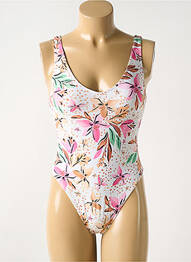 Costum de baie dintr-o singură piesă elasticitate top sutien modelat alb ROXY femme
