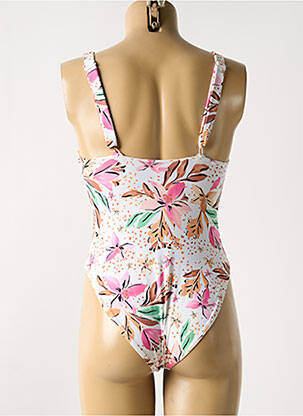 Costum de baie dintr-o singură piesă elasticitate top sutien modelat alb ROXY femeie