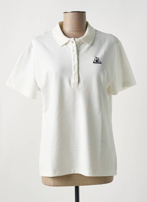 Polo alb LE COQ SPORTIF femeie