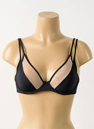 Sutien efect material satinat sutien cupe întregi cu decolteu înalt negru MARIE JO femme