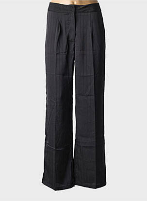 Pantalon drept elasticitate talie înaltă negru CAPSULE femeie