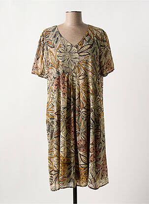 Rochie midi bej GRIFFON femeie