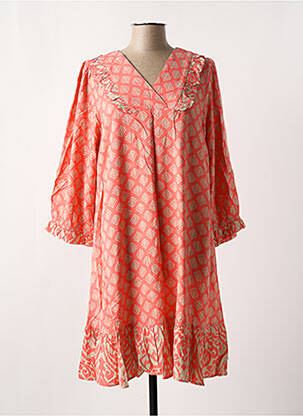 Rochie midi portocaliu ZHENZI femeie