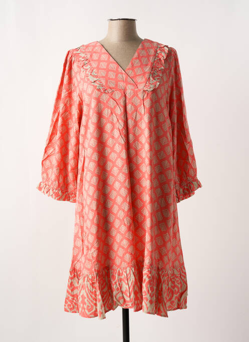 Rochie midi portocaliu ZHENZI femeie