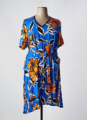 Rochie pulover albastru FRANCK ANNA femeie