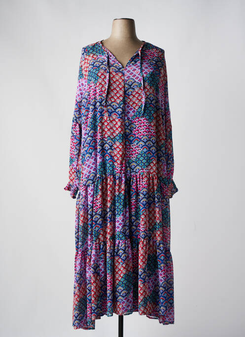 Rochie lungă albastru OCTAVIE & LEONIE femeie