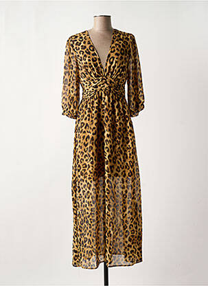 Rochie lungă maro MUSY MUSE femeie