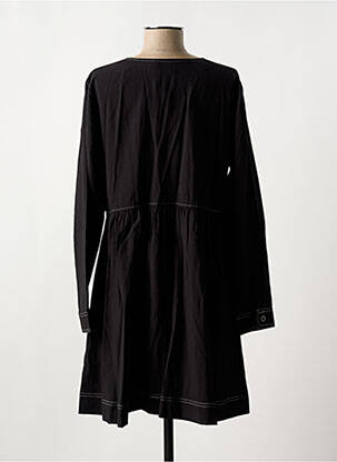 Rochie scurtă croială evazată mâneci lungi negru ICHI femeie