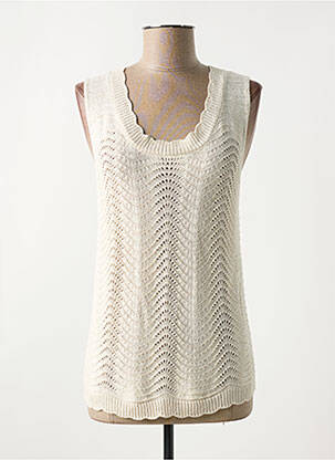 Pulover bej DEELUXE femeie