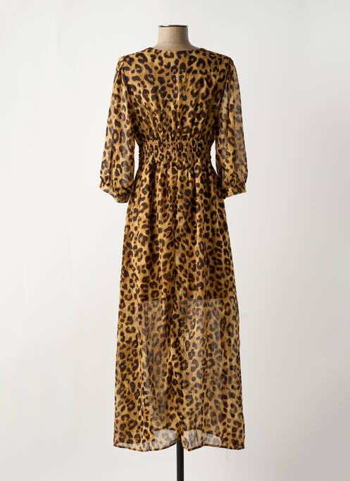 Rochie lungă maro MUSY MUSE femeie