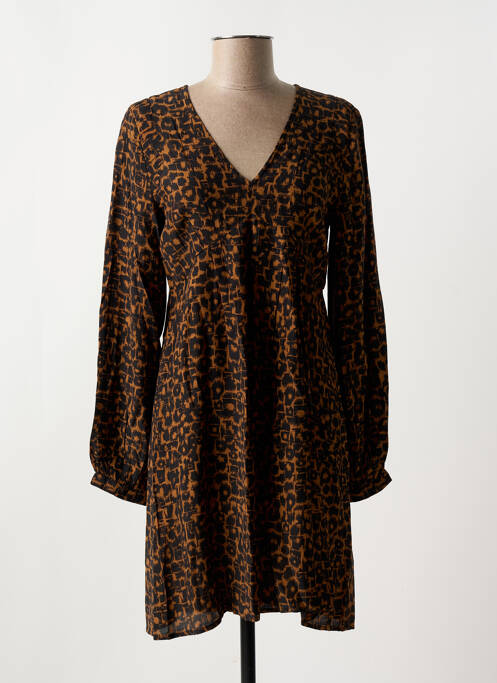 Rochie scurtă maro VILA femeie