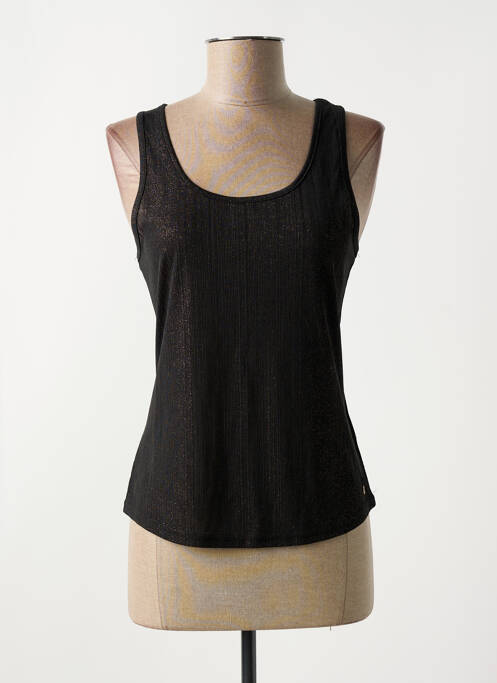 Maiou elasticitate fără mâneci negru DEELUXE femme