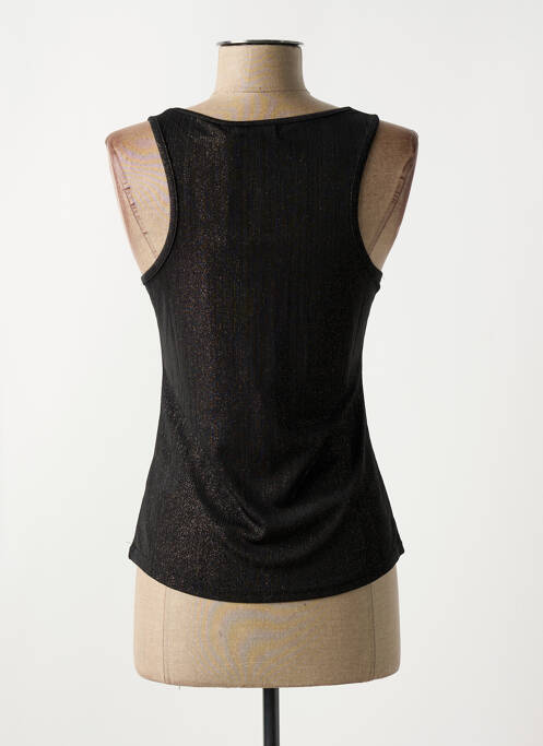 Maiou elasticitate fără mâneci negru DEELUXE femme