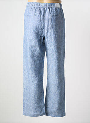 Pantalon larg croială dreaptă albastru KNOWLEDGE COTTON APPAREL bărbat