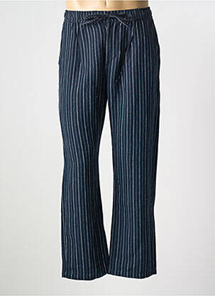 Pantalon chino albastru KNOWLEDGE COTTON APPAREL bărbat