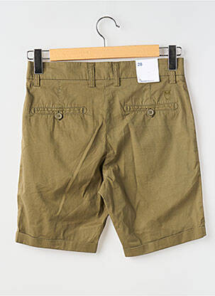 Bermudă croială dreaptă verde KNOWLEDGE COTTON APPAREL bărbat