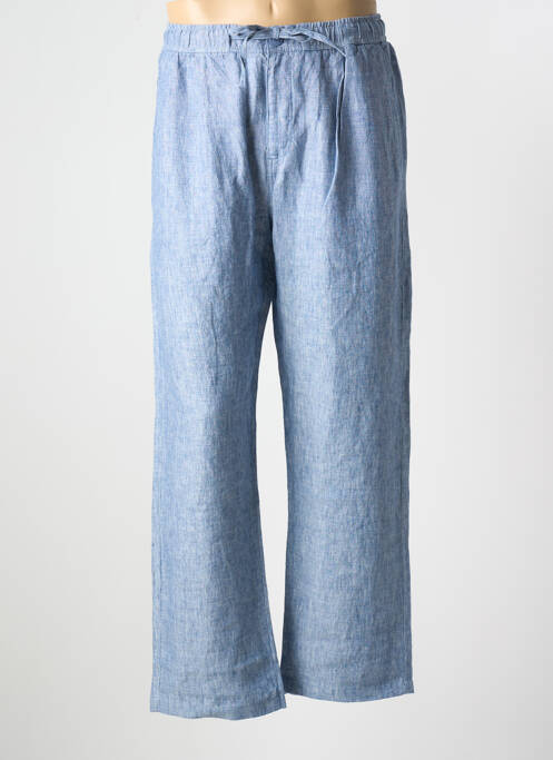 Pantalon larg albastru KNOWLEDGE COTTON APPAREL bărbat