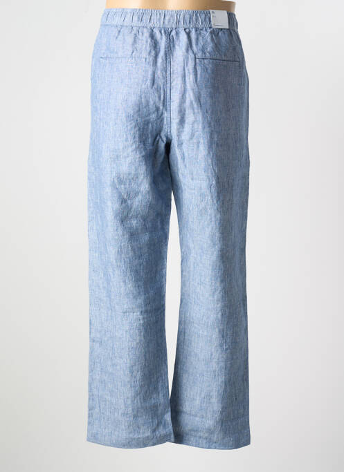 Pantalon larg albastru KNOWLEDGE COTTON APPAREL bărbat