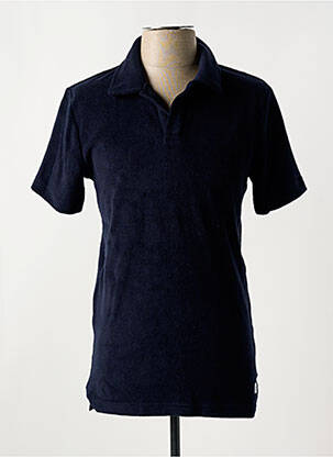 Polo croială cambrată mâneci scurte albastru KNOWLEDGE COTTON APPAREL bărbat