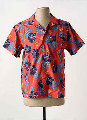 Cămașă cu mâneci scurte roșu NUDIE JEANS CO bărbat