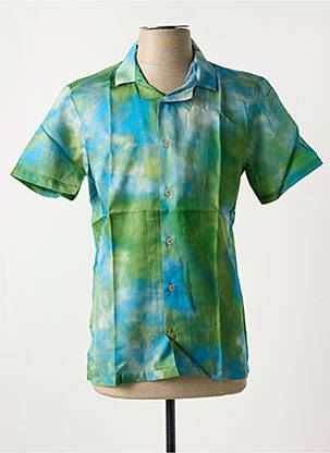 Cămașă cu mâneci scurte verde JAGVI bărbat