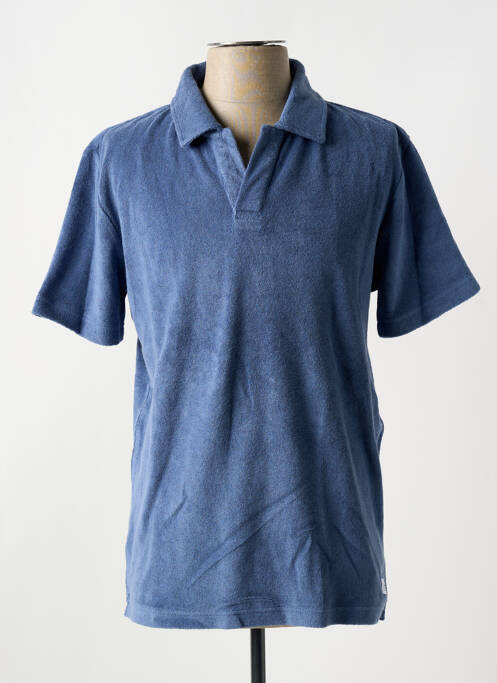 Polo albastru deschis KNOWLEDGE COTTON APPAREL bărbat