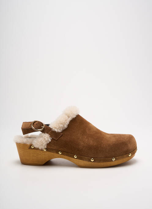 Mulete/Saboți maro ANAKI femeie