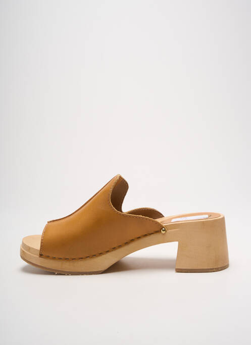 Mulete/Saboți maro SWEDI femeie