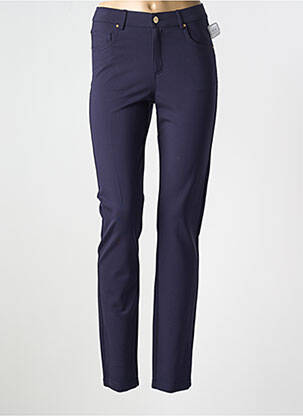 Pantalon slim buzunare albastru LCDN femeie
