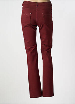 Pantalon slim buzunare roșu S.QUISE femeie