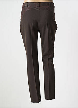 Pantalon slim buzunare maro FEMMES JE VOUS AIME femeie