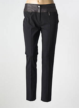 Pantalon slim negru FEMMES JE VOUS AIME femeie